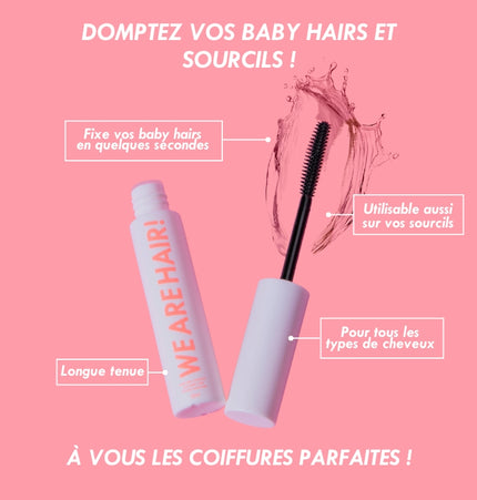 Anti-baby hair and eyebrow smoothing mascara